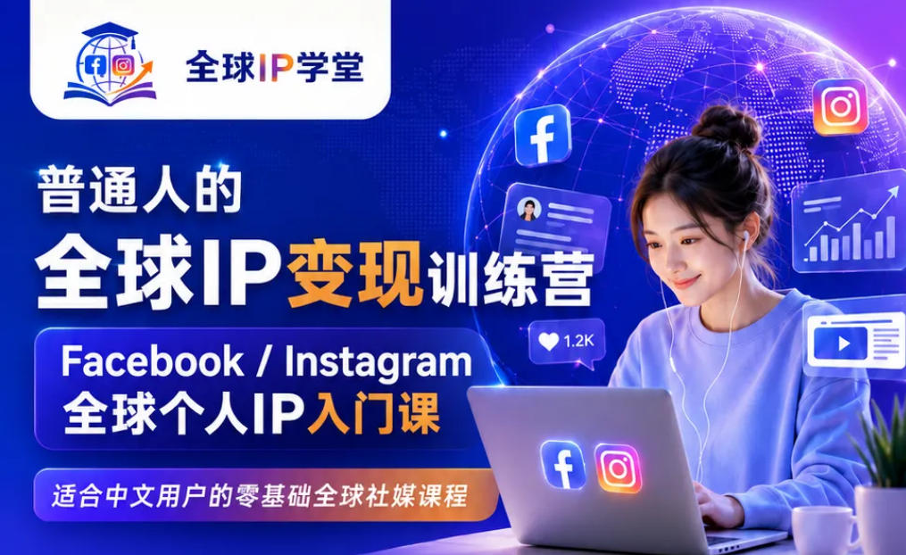 ��ͨ�˵�ȫ��IP����ѵ��Ӫ Facebook/Instagramȫ�����IP���ſ� �����ȫ����ý�γ�